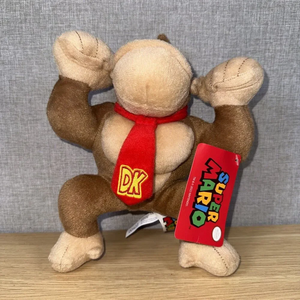 Super Mario Nintendo Donkey Kong 10 Inch Plushie Plush Stuffed Toy
